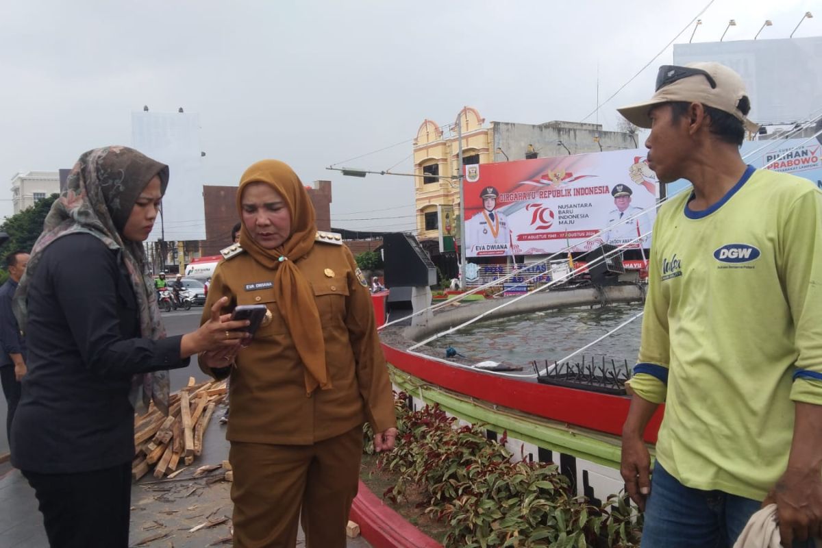 Pemkot Bandarlampung anggarkan Rp200 juta untuk perbaikan Tugu Adipura