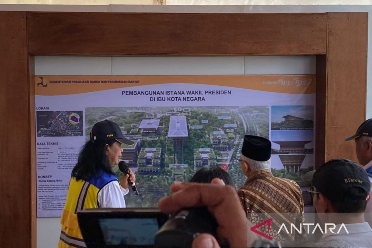 Pembangunan tahap satu istana wapres  di IKN target rampung 2025