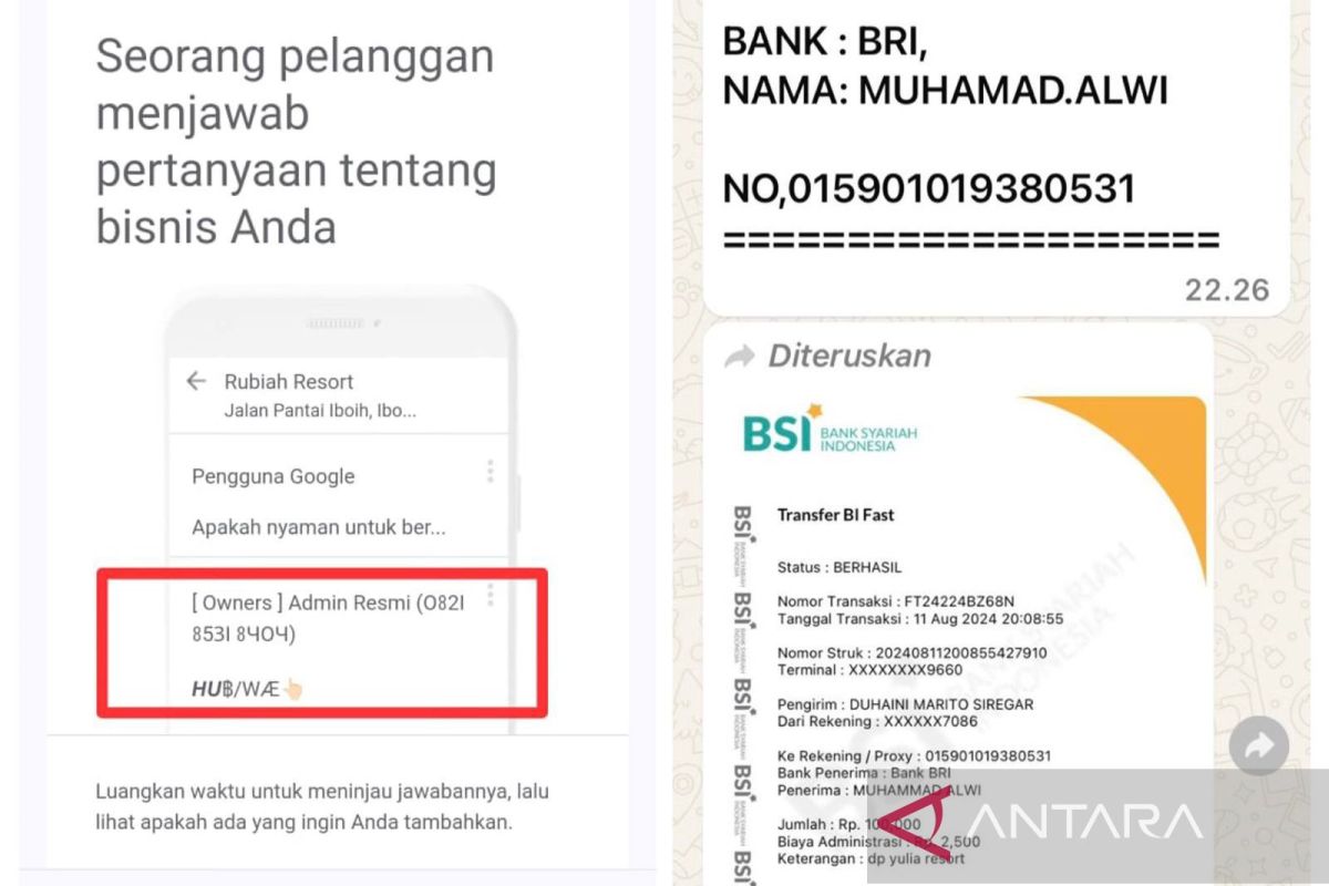 Halaman google informasi penginapan di Sabang diretas jelang PON XXI