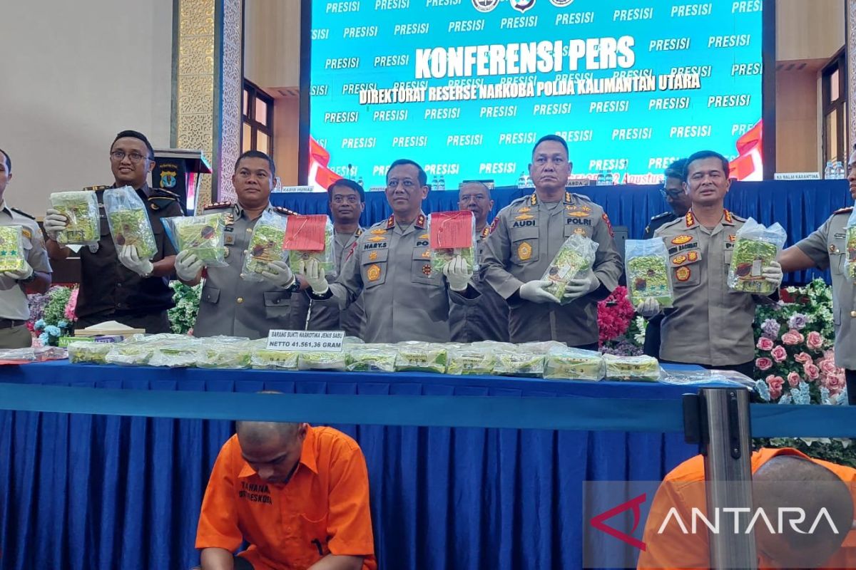 Polisi gagalkan peredaran narkotika 42 kg sabu di Bulungan