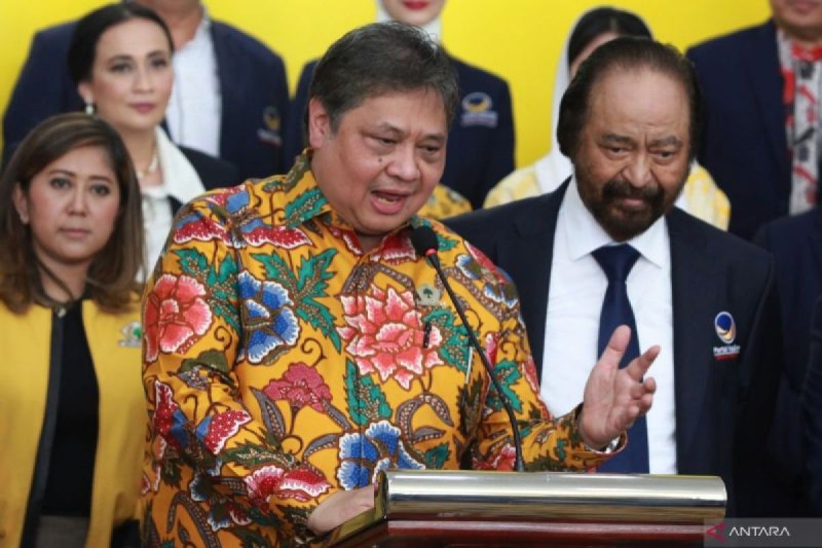 Surya Paloh hormati keputusan Airlangga Hartarto mundur dari Ketua Umum Golkar