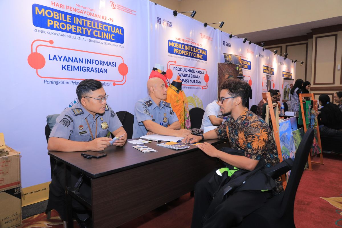 Kemenkumham Jatim bersama Pemkot Malang fasilitasi pendaftaran merek produk UMKM