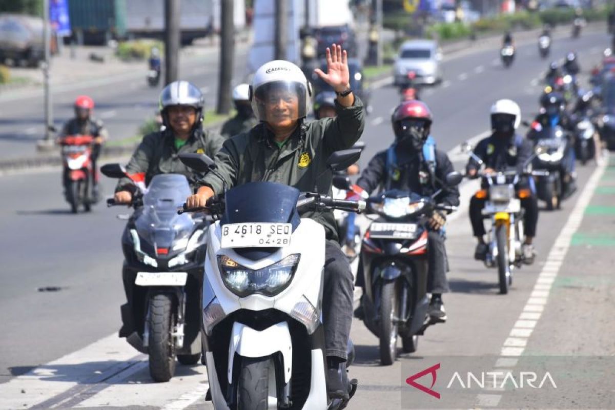 Kejagung RI-LDII touring menyusuri jalanan Jakarta hingga Cianjur