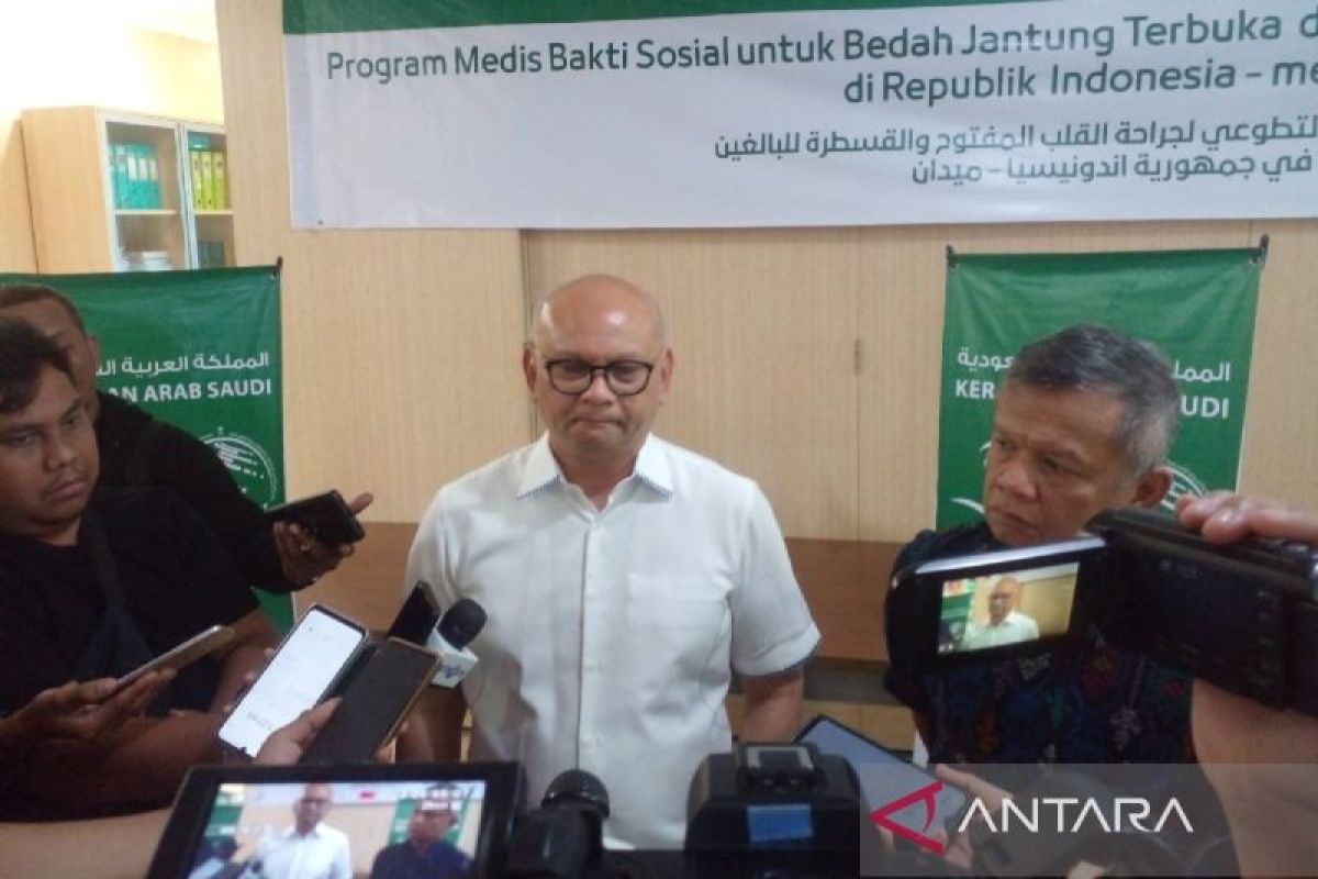 RS Adam Malik-tim medis Saudi lakukan 14 operasi jantung sepekan