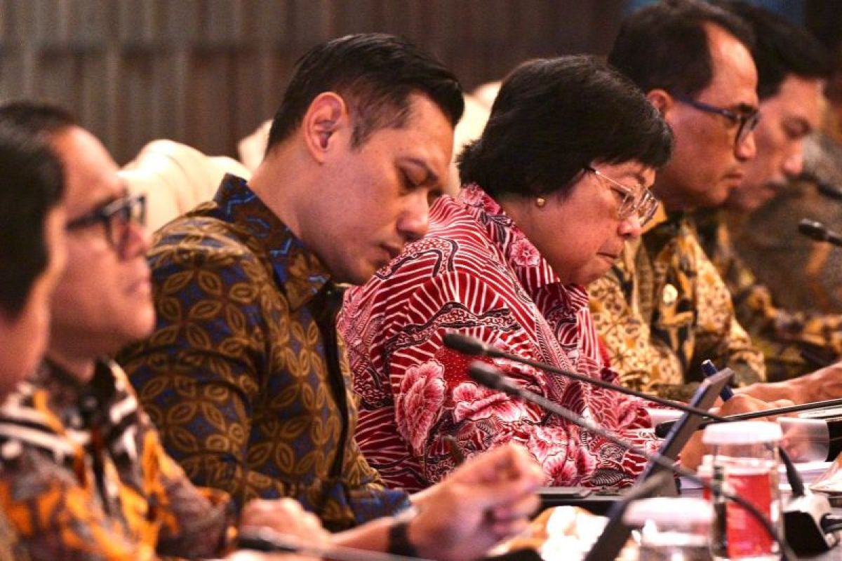 Hadiri sidang kabinet paripurna perdana di IKN, AHY: Semangat lanjutkan pembangunan