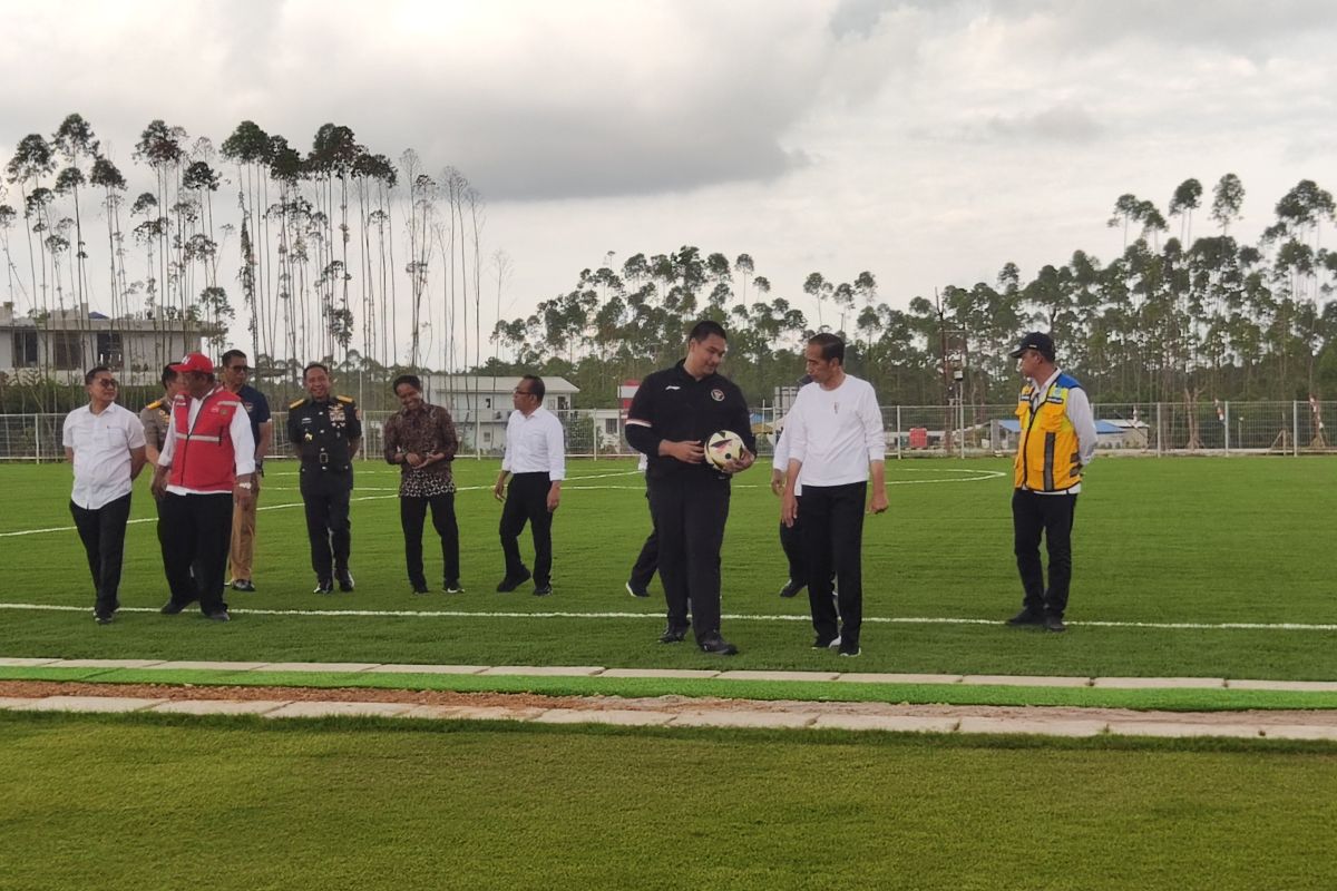 Timnas gunakan pusat latihan sepak bola di IKN, begini penjelasan Presiden