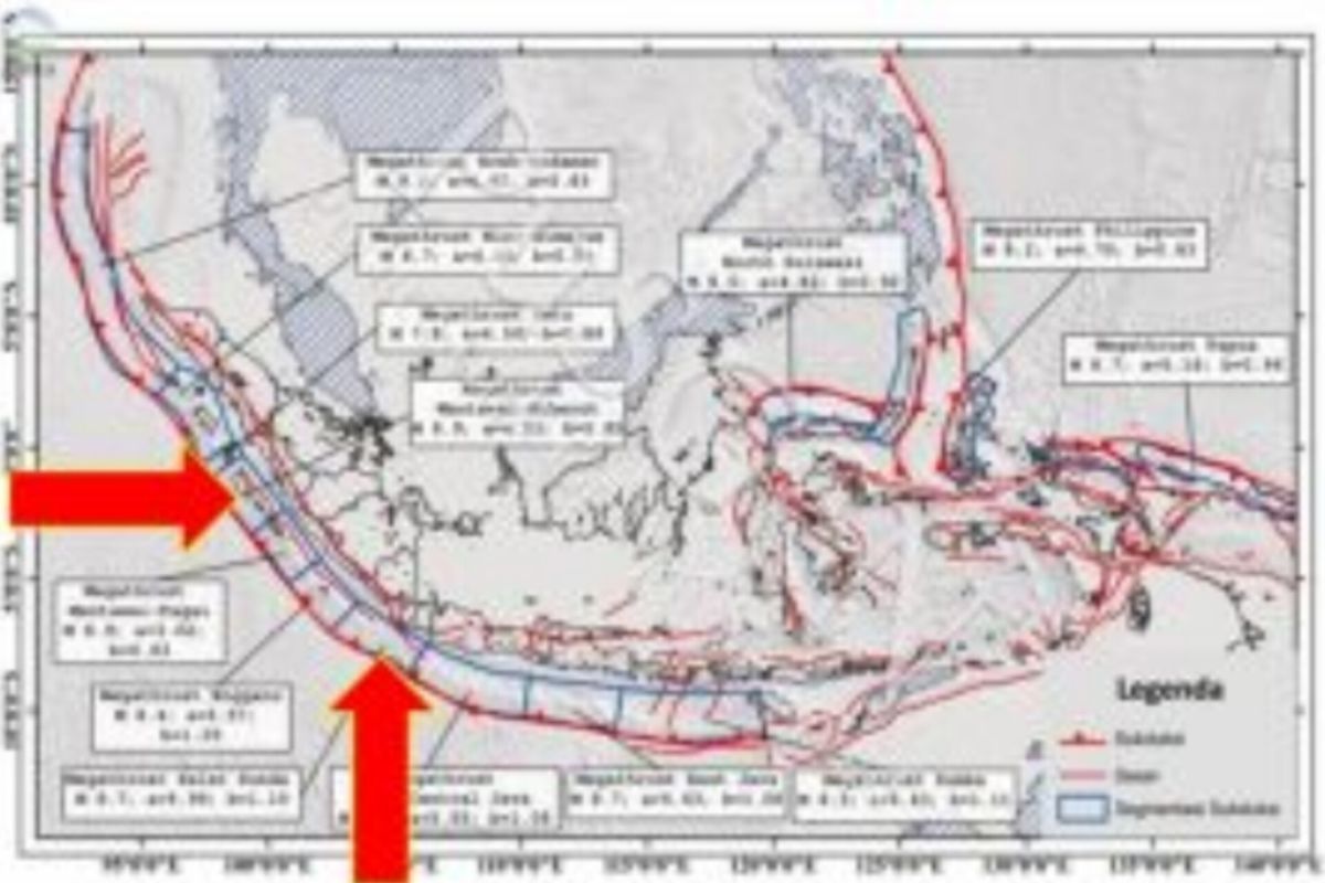 Peneliti BRIN nyatakan tidak ada waktu pasti kapan gempa Megathrust terjadi di Indonesia