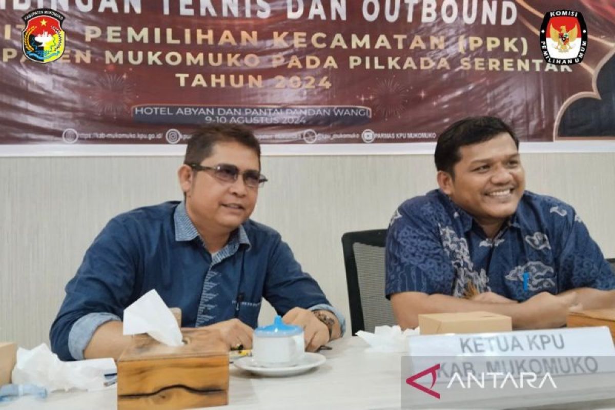 KPU Mukomuko lakukan penguatan SDM PPK Pilkada 2024