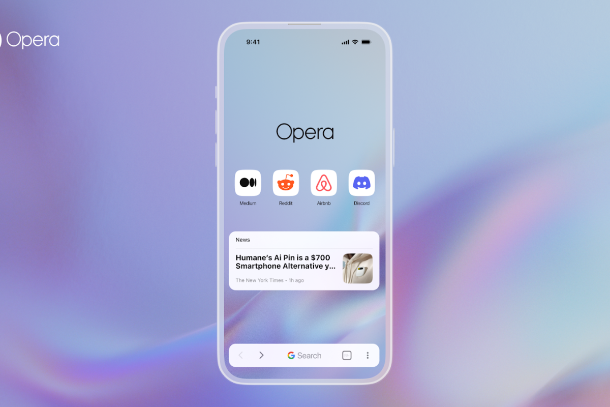 Opera hadirkan aplikasi peramban dengan tampilan baru di iOS