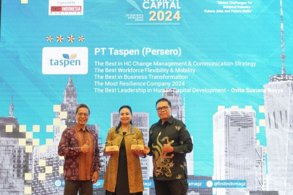 TASPEN terima 5 penghargaan dari First Indonesia Magazine