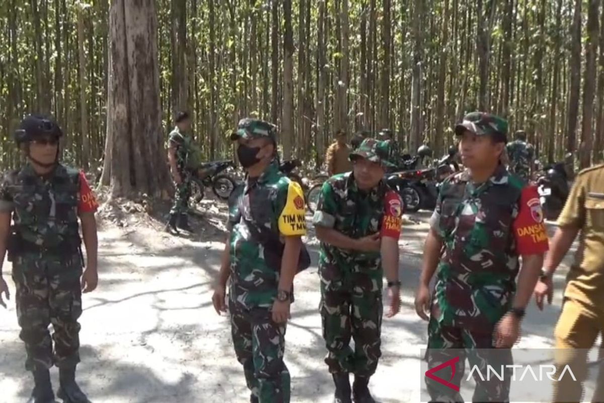 Tim Mabes TNI AD tinjau kegiatan TMMD 2024 di Kabupaten Ngawi