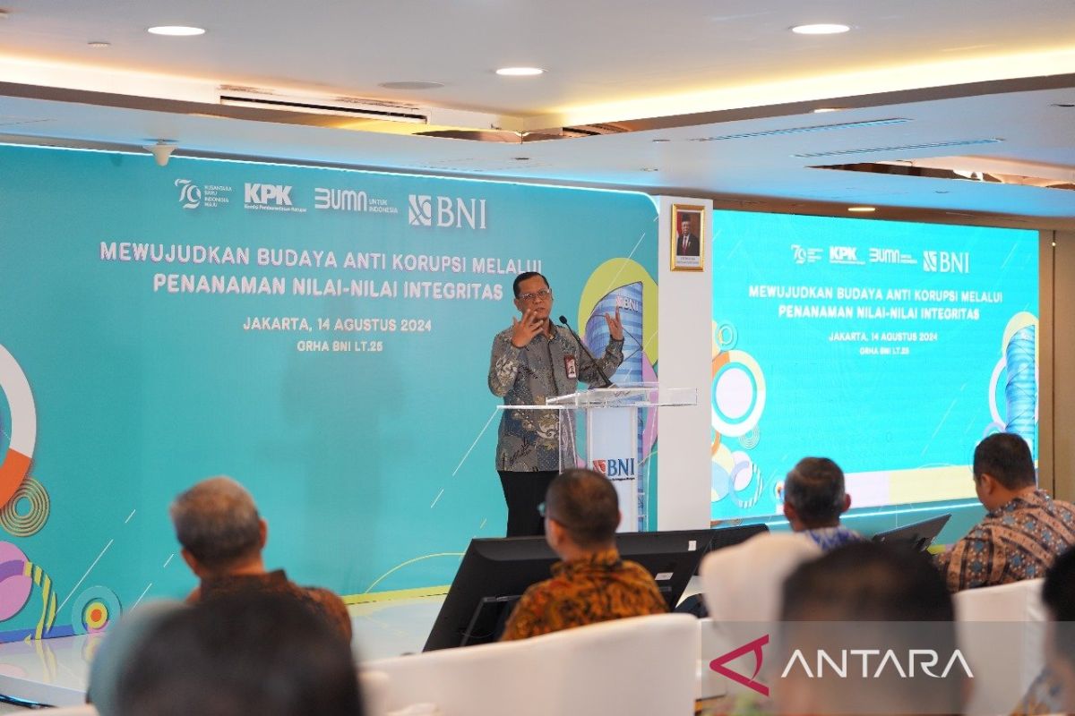 KPK bekali jajaran BNI penguatan integritas antikorupsi