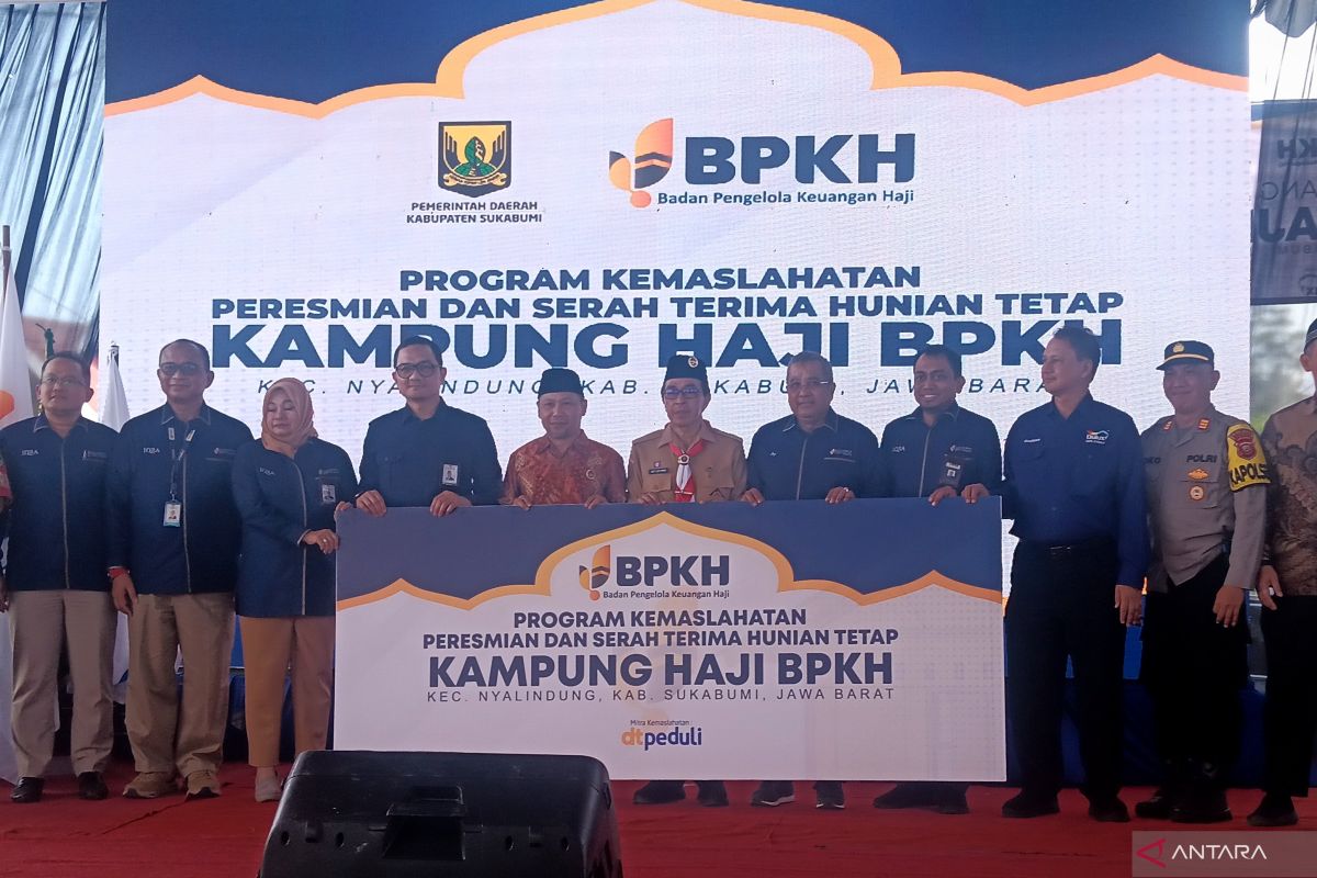 BPKH serahkan 129 huntap ke penyintas bencana tanah bergerak Sukabumi