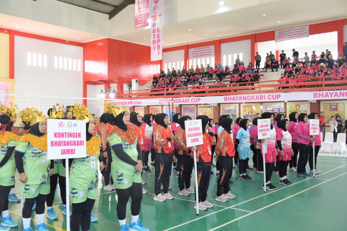 Jambi jadi tuan rumah turnamen Volly Bhayangkari Cup Zona 2