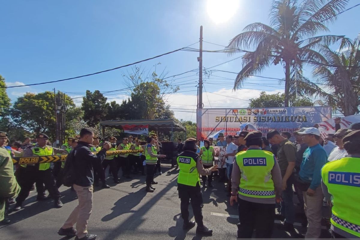 Polres Tabanan siapkan sispamkota antisipasi kericuhan Pilkada