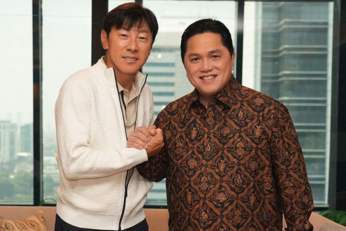 Erick Thohir sumringah kembali bertemu STY yang sehat dan siap bekerja