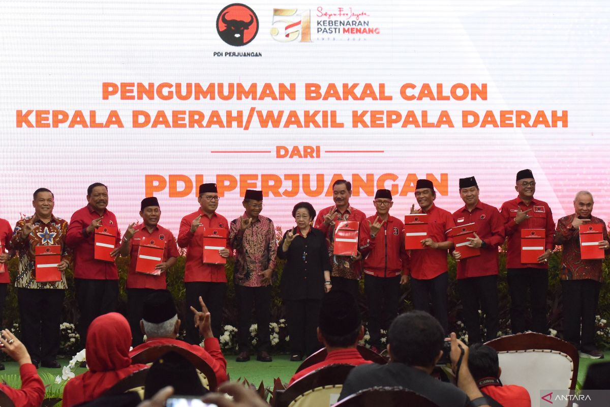 Berita unggulan terkini, PDIP umumkan calon bupati hingga lepas jilbab untuk keseragaman