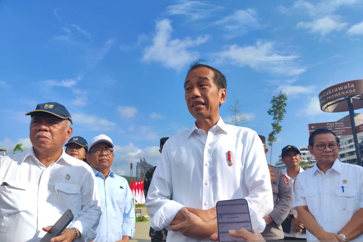 Presiden Jokowi tidur nyenyak di Istana IKN