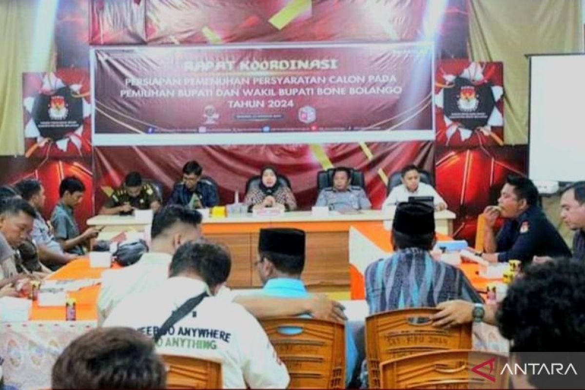 KPU Bone Bolango gelar rapat persiapan pendaftaran kepala daerah