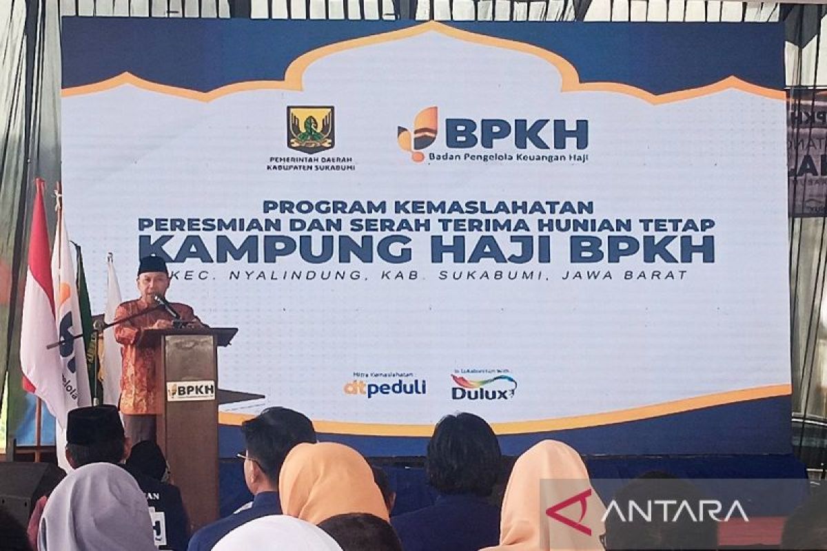 Kemenko PMK apresiasi Kampung Haji BPKH di Kabupaten Sukabumi