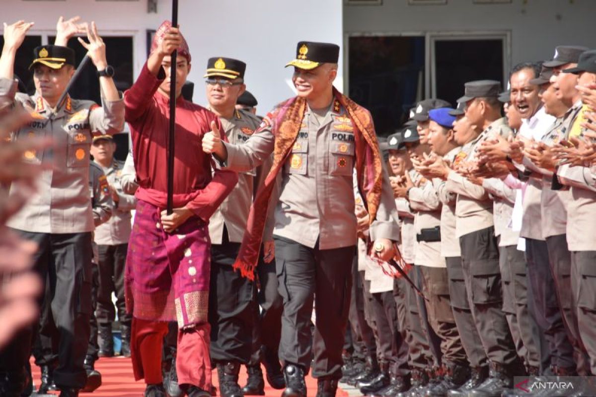 Kapolda Babel kunker perdana ke Polresta Pangkalpinang