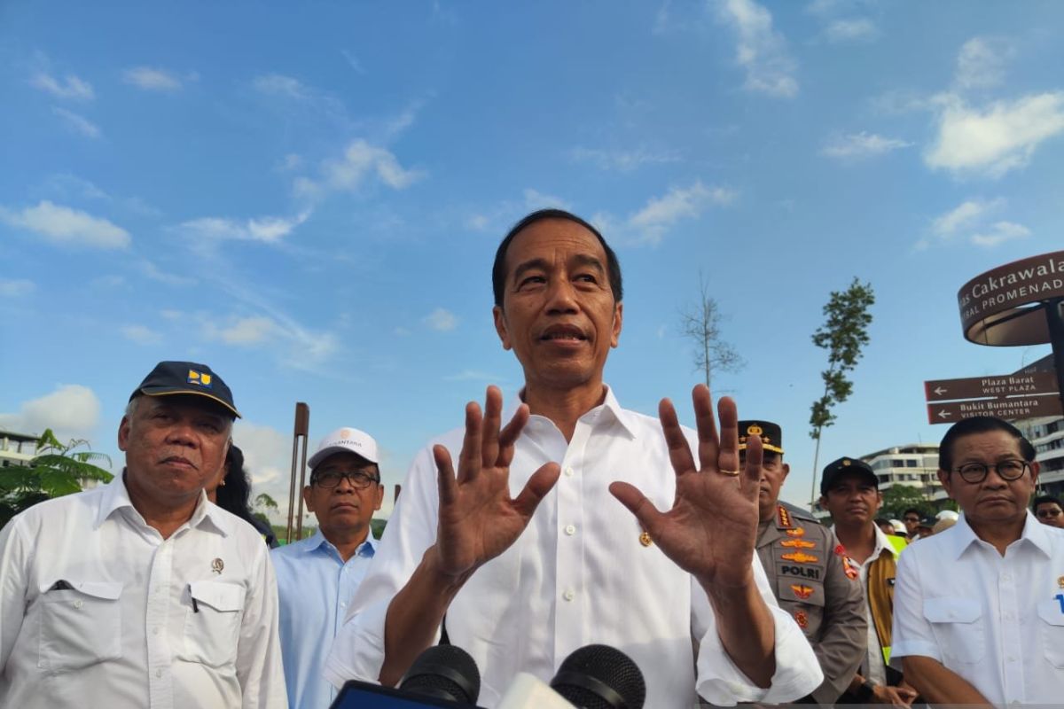 Presiden cek kesiapan penyelenggaraan upacara 17 Agustus di IKN