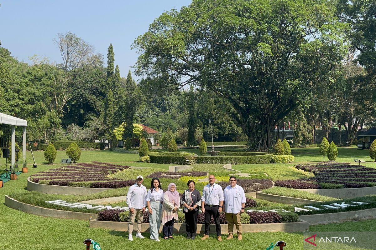 Taman Soedjana Kassan di Kebun Raya Bogor diresmikan usai direvitalisasi