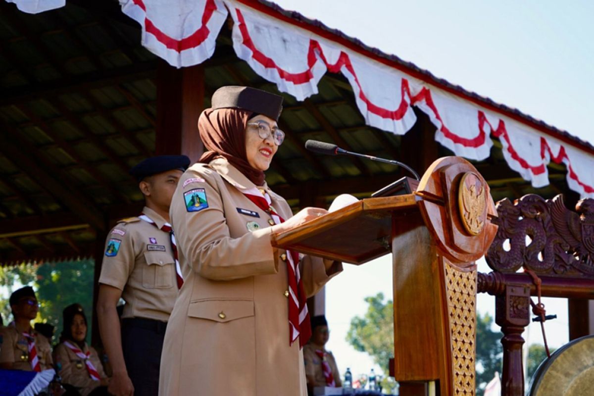 Pj Bupati Lumajang sebut Pramuka garda terdepan bangun generasi berjiwa Pancasila