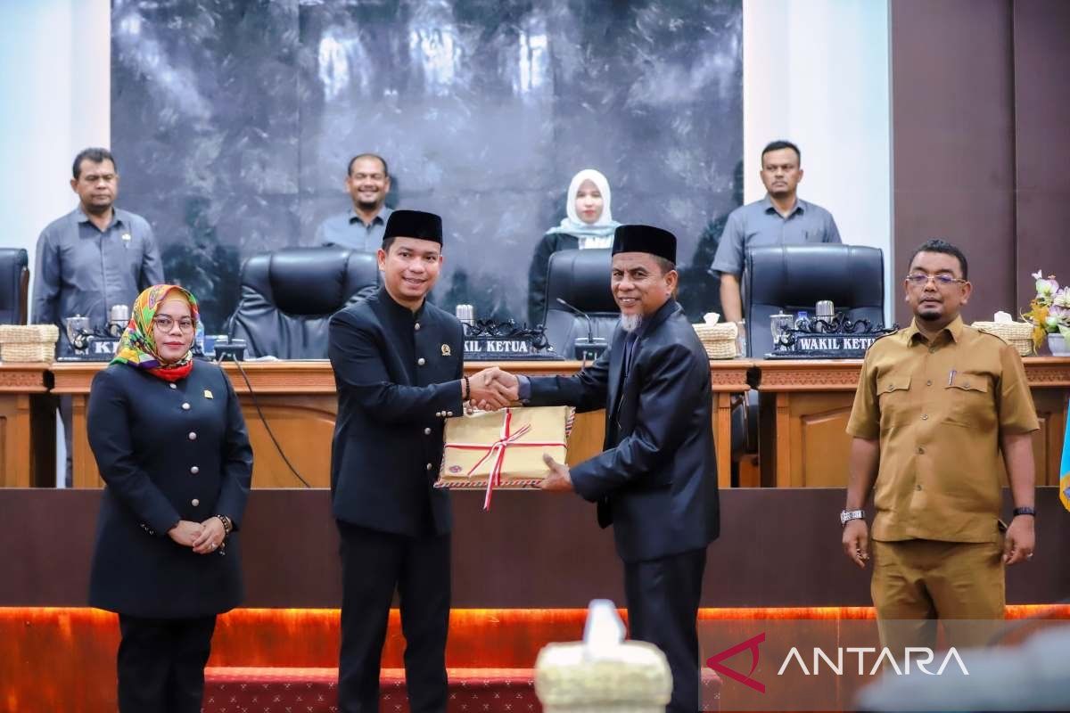 Pemkab Nagan Raya serahkan rancangan KUA-PPAS APBK-P 2024 ke DPRK