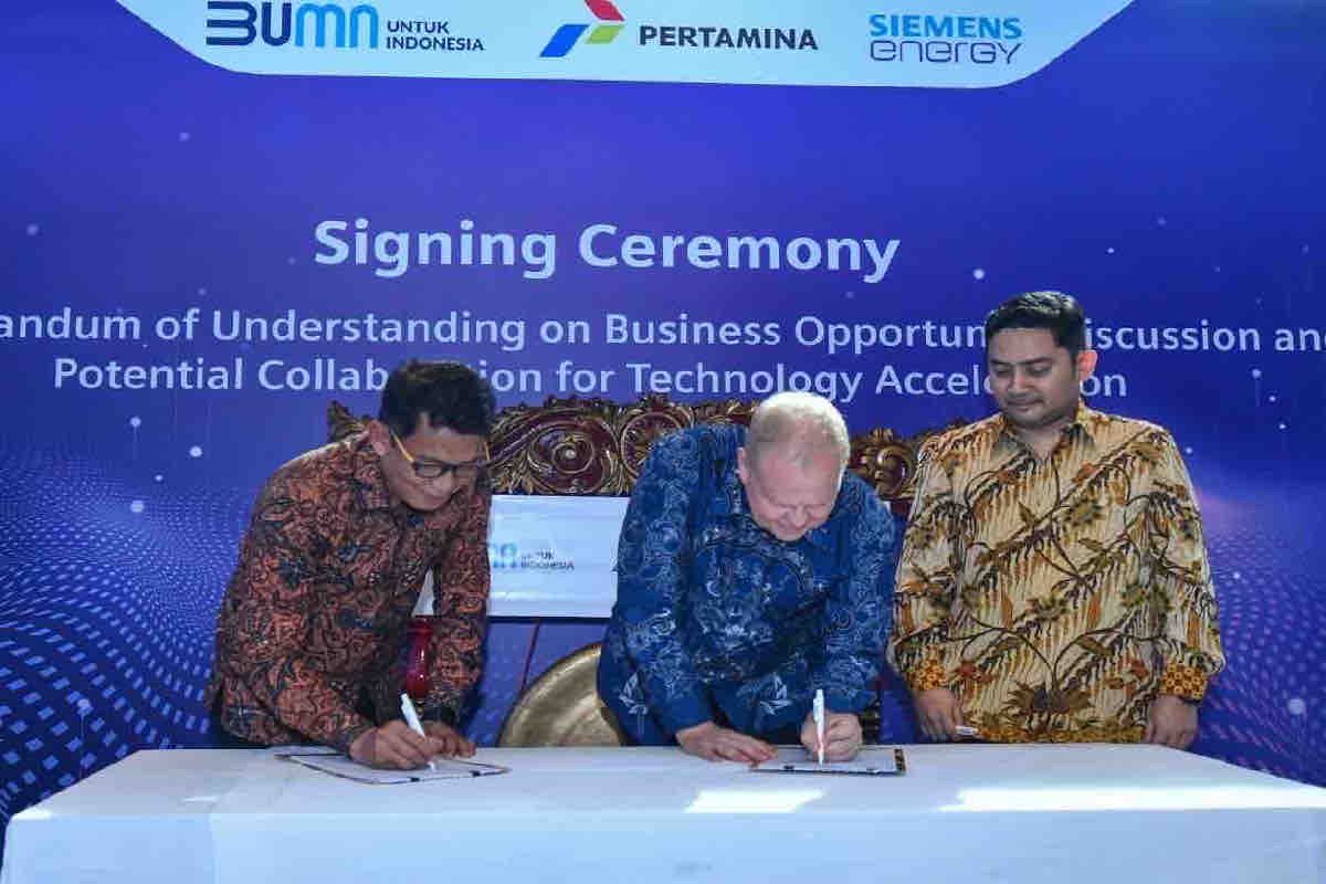 Pertamina-Siemens Energy siap wujudkan transisi energi berkelanjutan