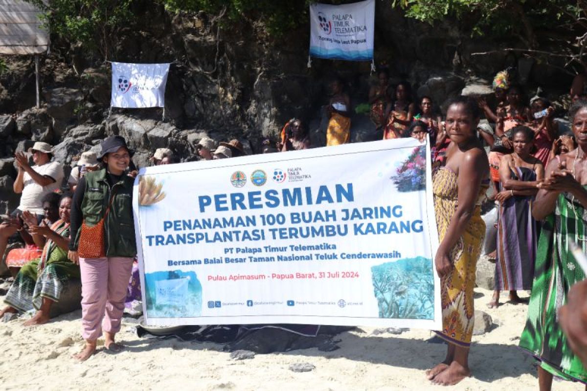 PTT-BBTNTC lakukan transplantasi terumbu karang dan pelepasliaran penyu