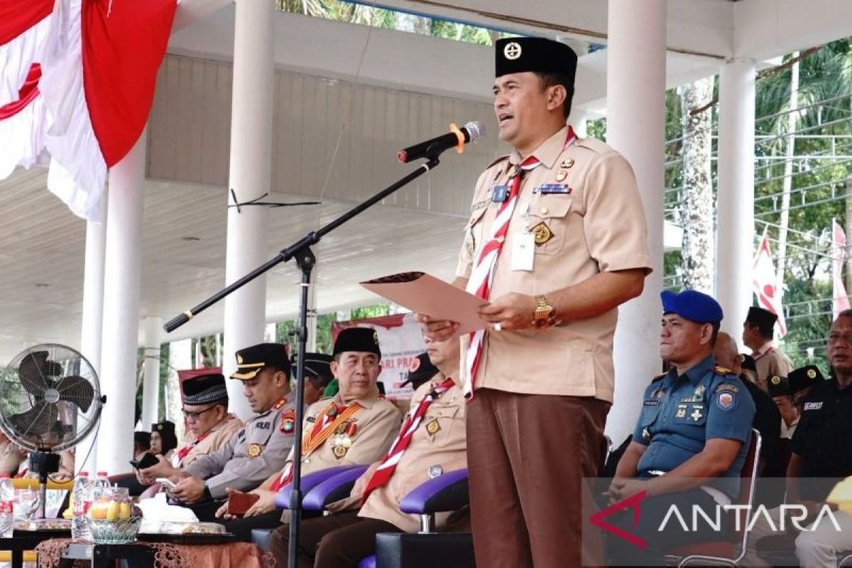 Pj Wako Pangkalpinang yakin Pramuka jadi aktor penggerak dan pilar menuju Indonesia Emas 2045