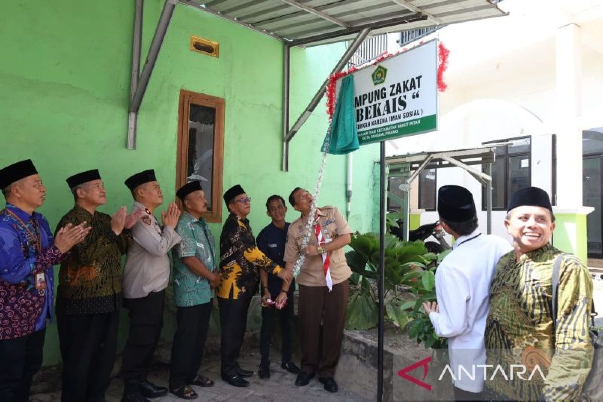 Pj Wako Pangkalpinang harap Kampung Zakat bantu mengentaskan kemiskinan ekstrem