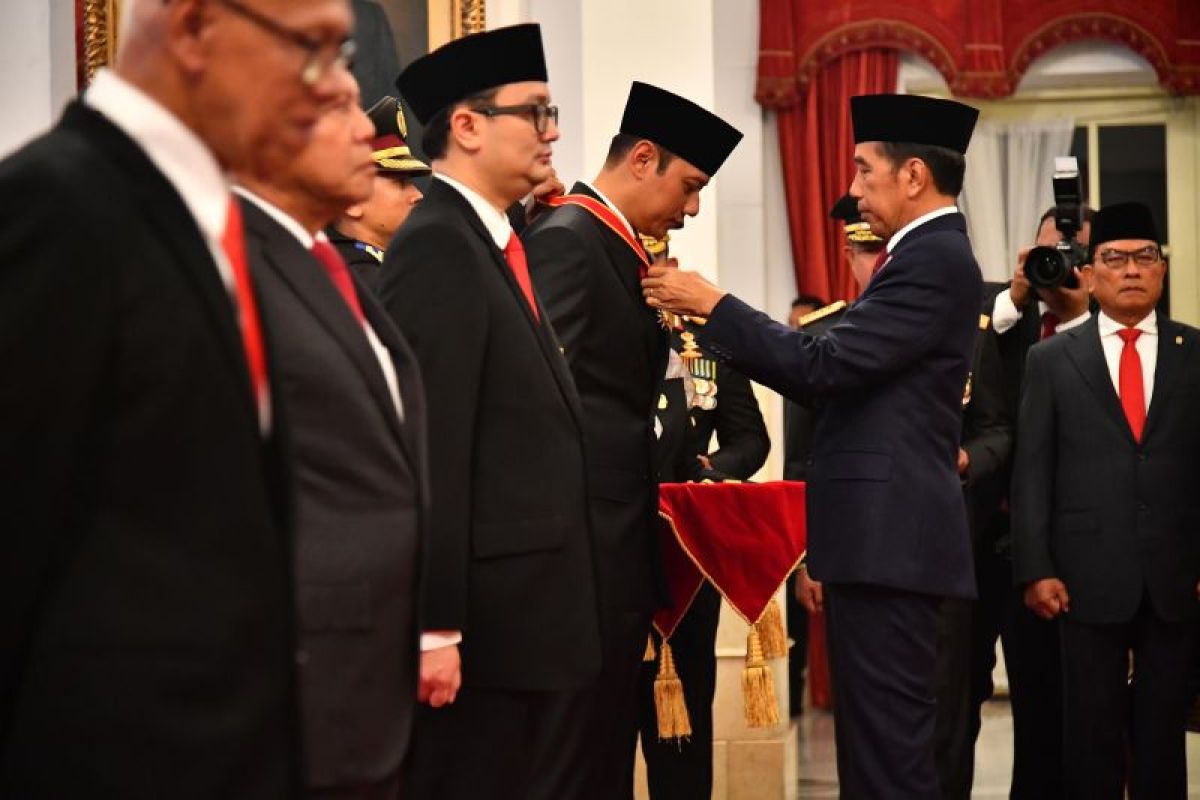 Dianugerahi Jokowi Bintang Mahaputra Nararya, AHY akan terus fokus capai target Kementerian ATR/BPN