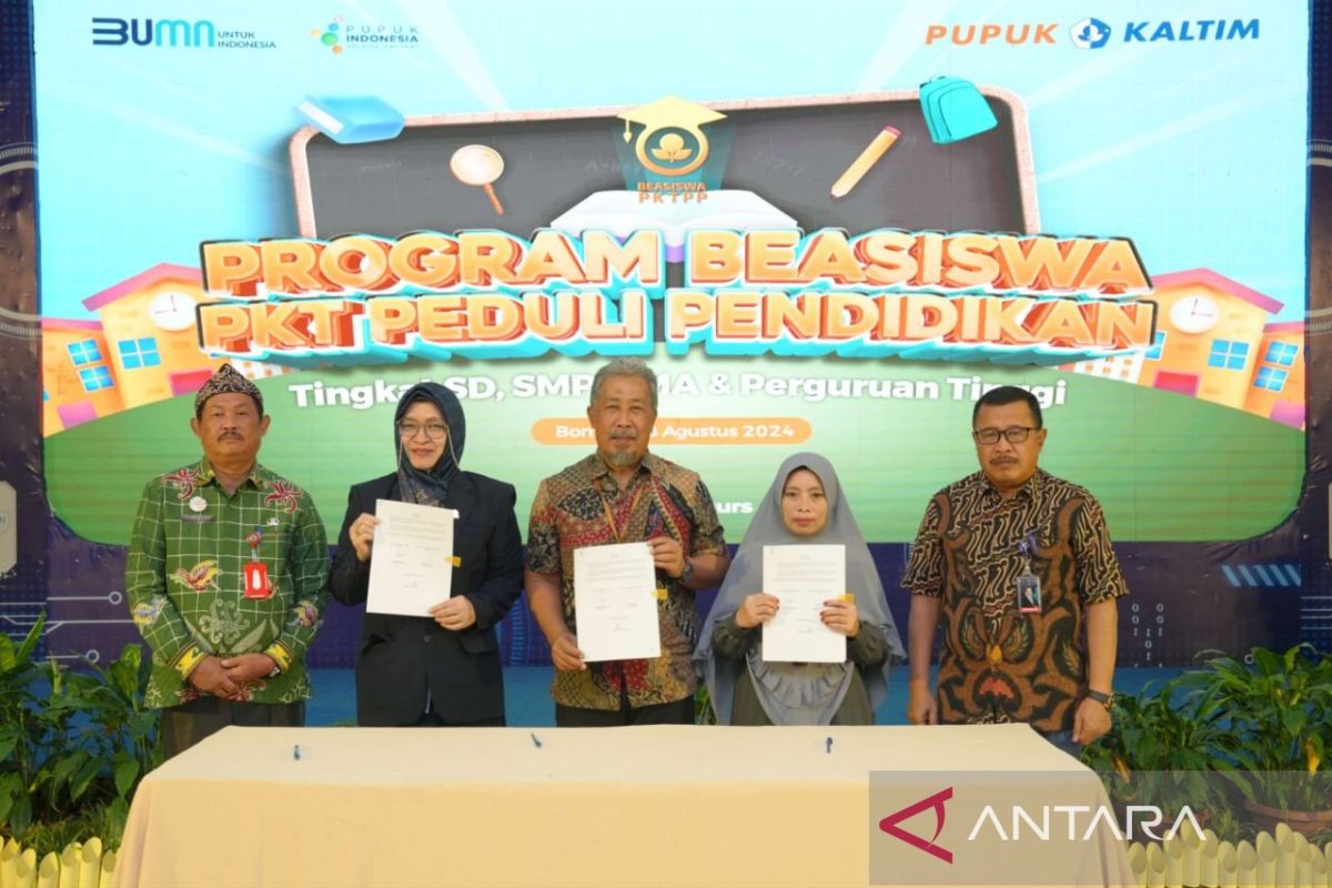 Pupuk Kaltim salurkan beasiswa Rp3,8 miliar dukung kualitas pendidikan