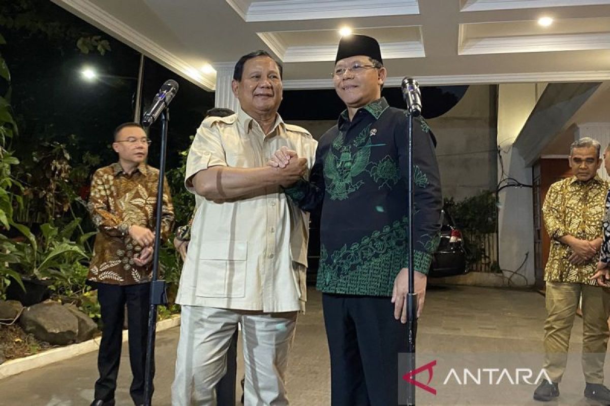 Prabowo: PPP bergabung dengan Koalisi Indonesia Maju