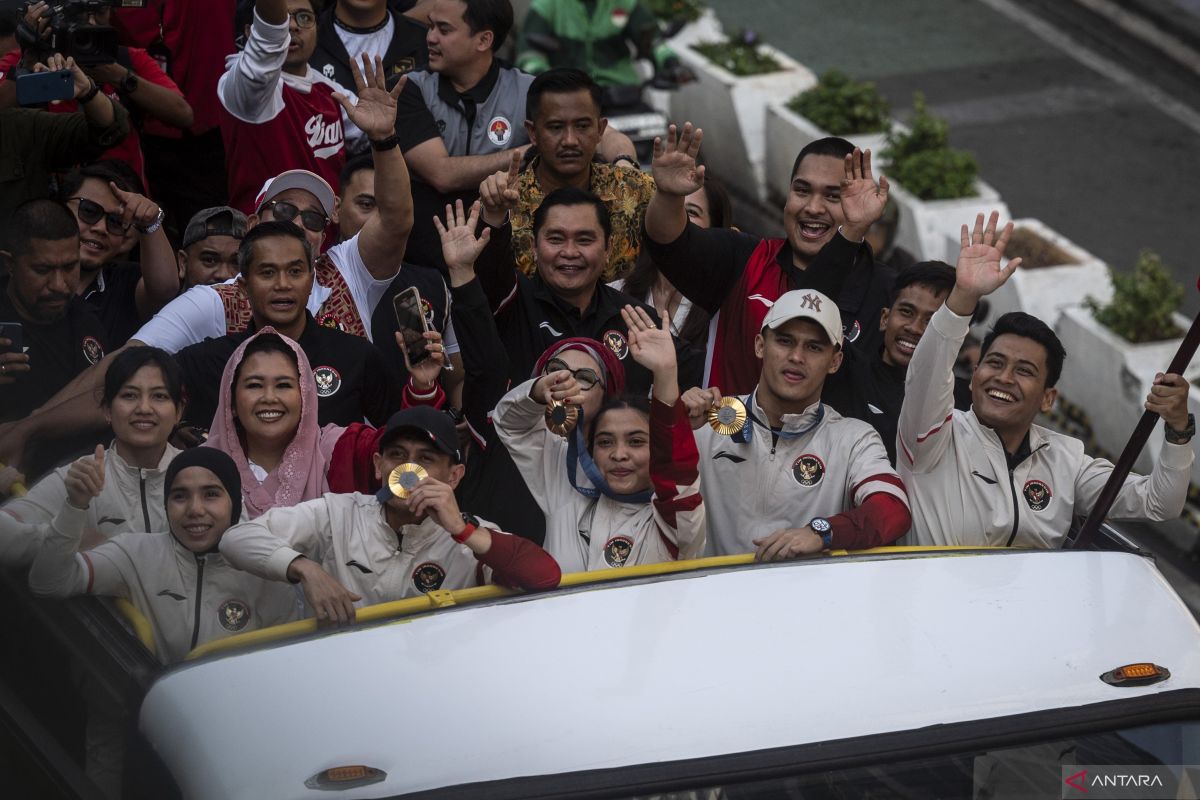 Presiden Joko Widodo sampaikan terima kasih dan penghargaan kepada atlet Olimpiade