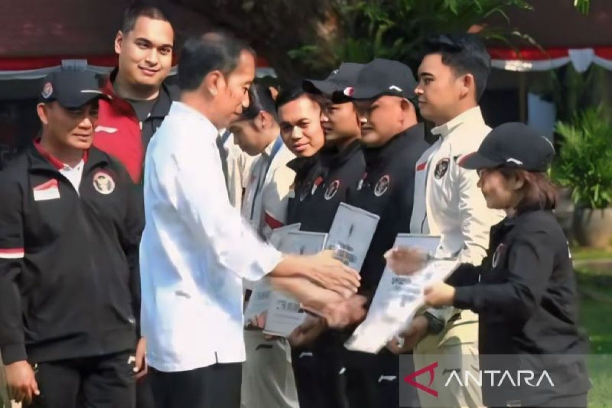 Joko Widodo serahkan bonus Rp6 Miliar untuk atlet peraih emas Olimpiade