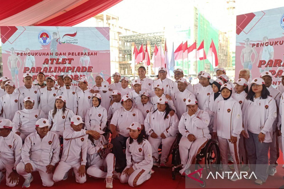 Indonesia's sports minister inaugurates 35 Paris Paralympics athletes