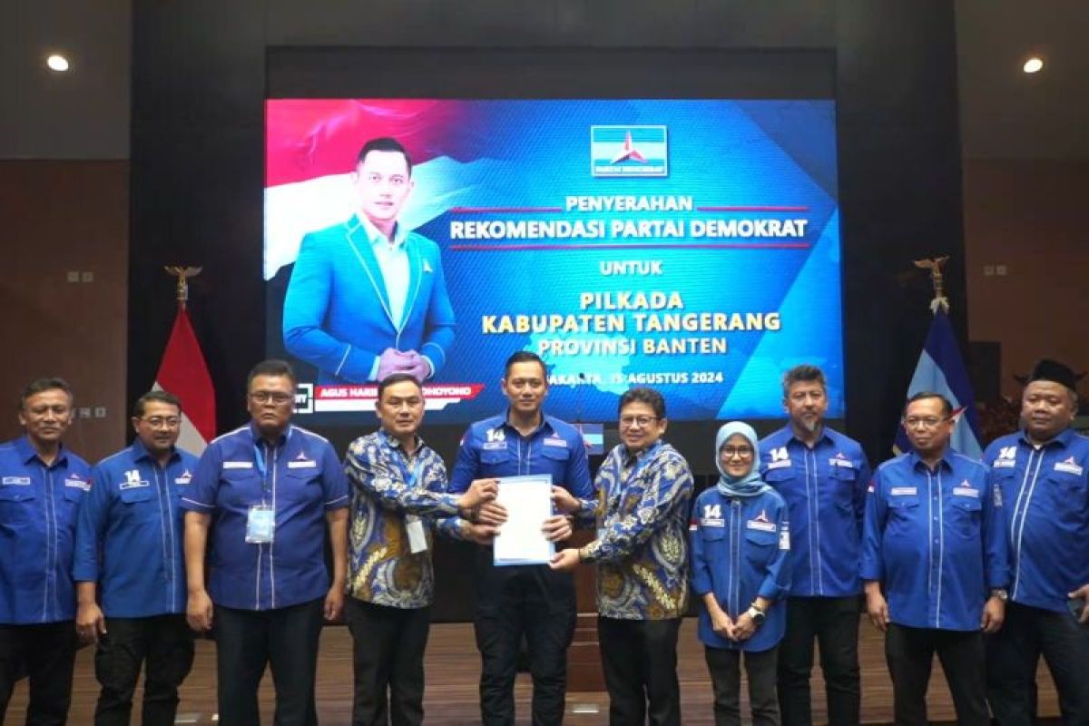 Di Pilkada Tangerang, Demokrat dukung Mad Romli-Irvansyah