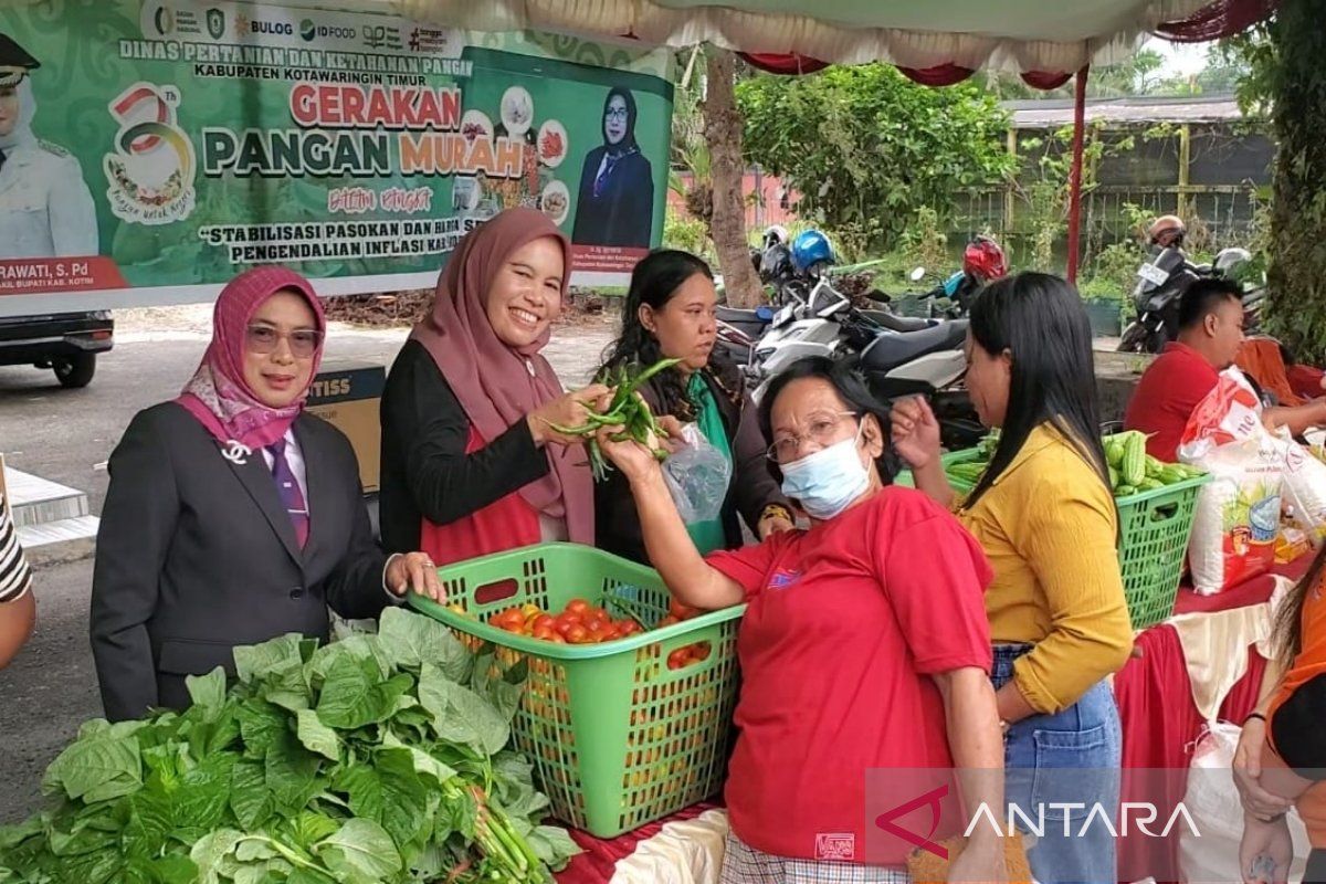 DPKP Kotim gelar pasar tani setiap Jumat stabilkan harga pangan