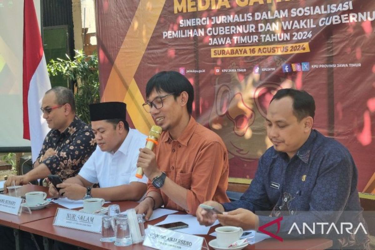 KPU Jatim ajak jurnalis sosialisasikan tahapan Pilkada 2024