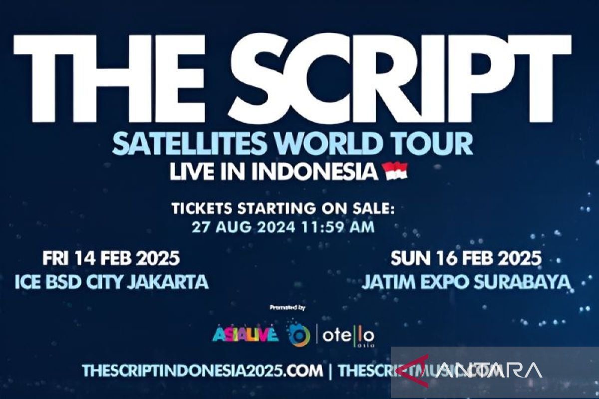 The Script akan manggung di Indonesia pada Februari 2025