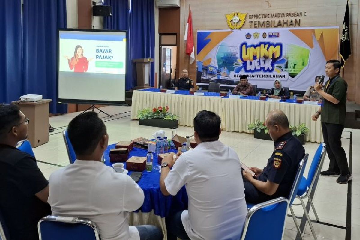 Kolaborasi dengan Bea Cukai, Pajak Tembilahan Gelar Business Development Center UMKM