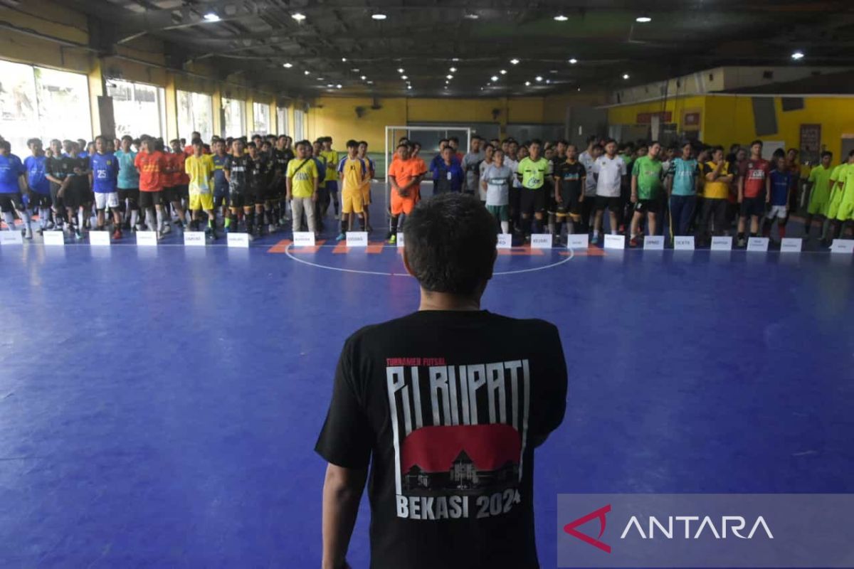 Turnamen futsal antar-instansi pemerintah meriahkan Hari Jadi ke-74 Kabupaten Bekasi