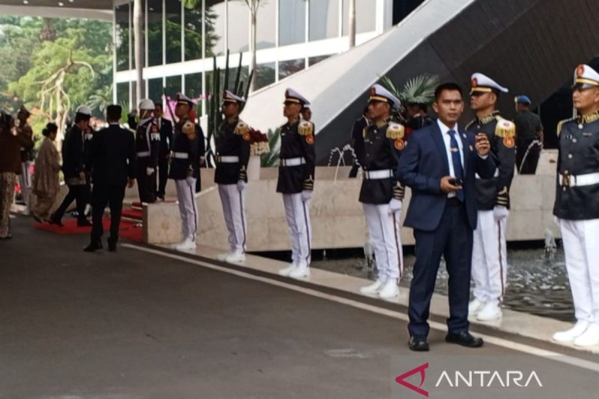 Presiden Jokowi tiba di Gedung Nusantara hadiri Sidang Tahunan MPR 2024