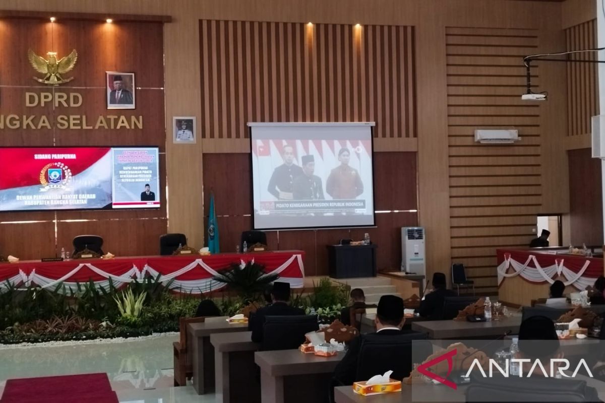 DPRD Bangka Selatan gelar paripurna mendengar pidato kenegaraan