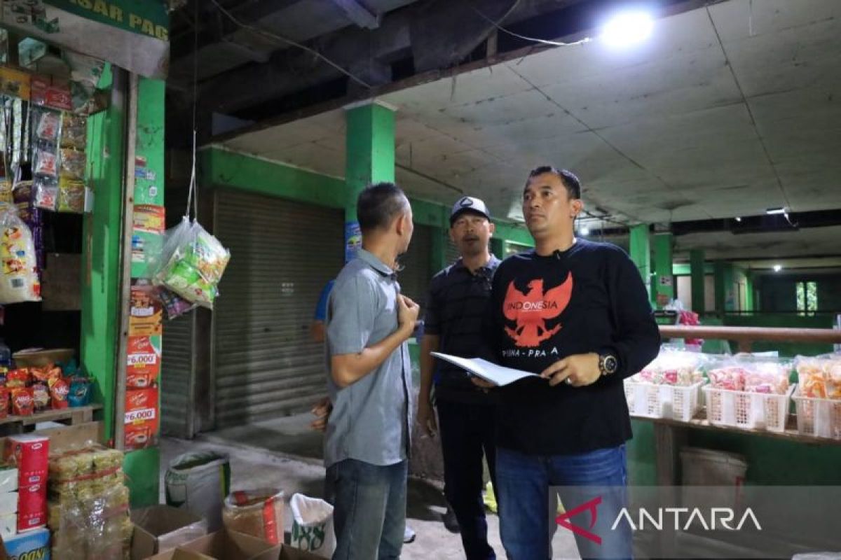 Pj Wako Pangkalpinang pantau dan tinjau stabilitas harga di Pasar Pagi