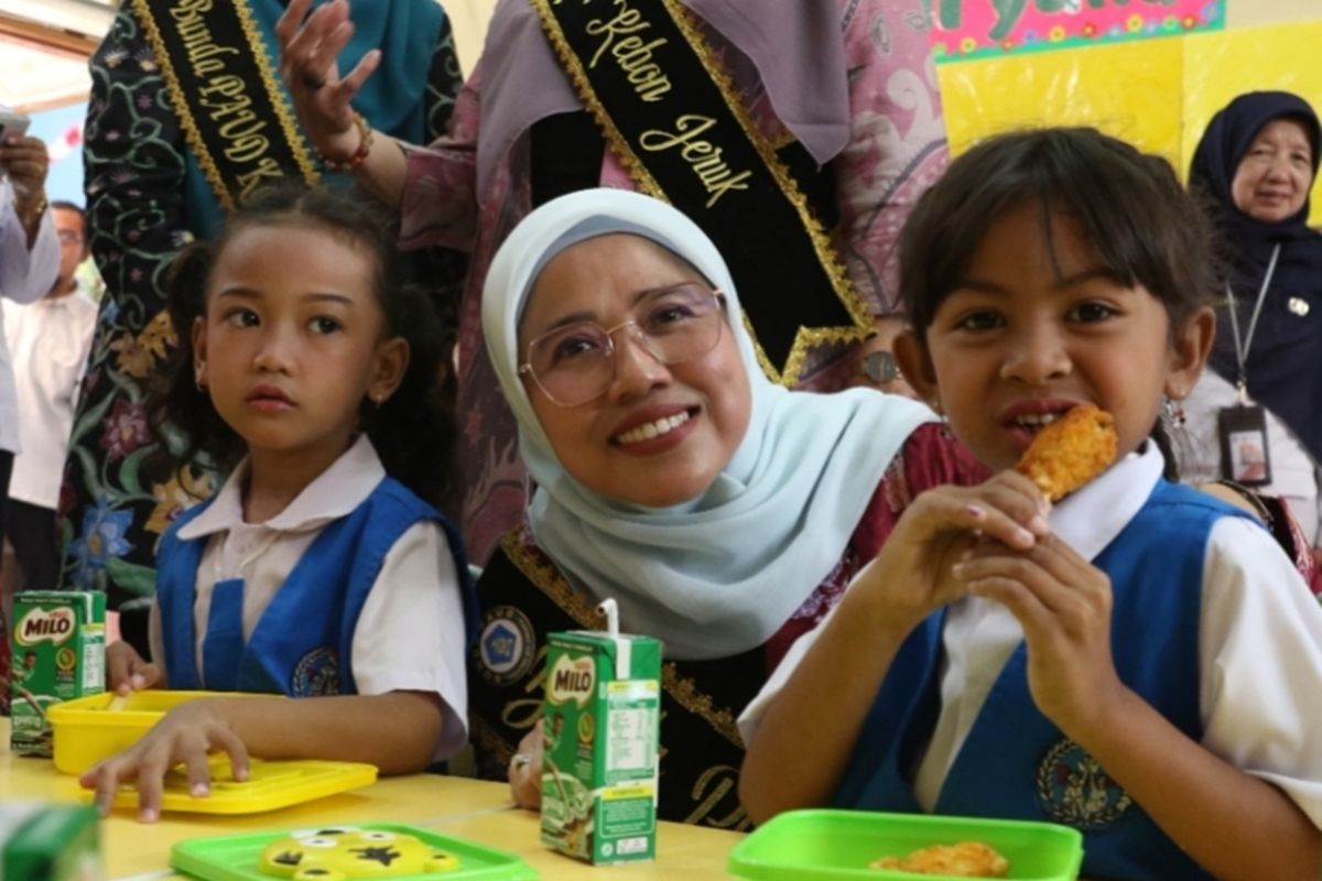 714 anak PAUD dapat makanan tambahan sekali seminggu dalam empat bulan