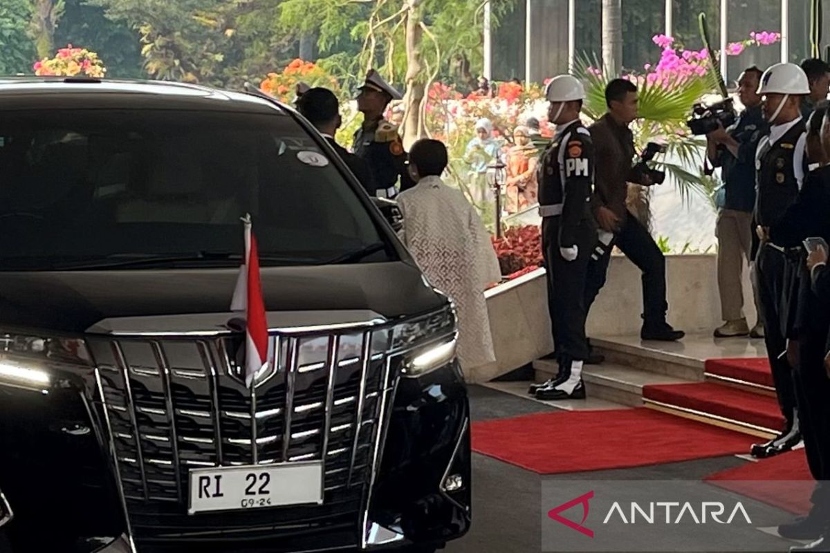 Menlu Retno tiba di Gedung Nusantara untuk Sidang Tahunan MPR